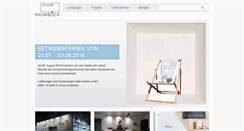 Desktop Screenshot of krumboeck.at